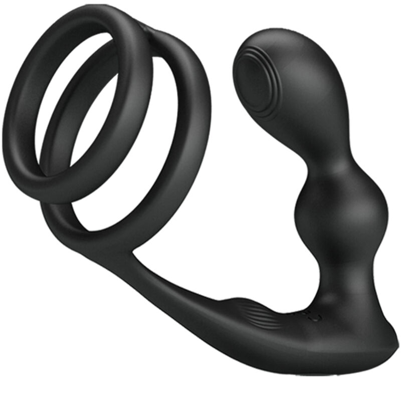 Anal Toys-Marshall Anello per il pene con Plug anale Vibratore e