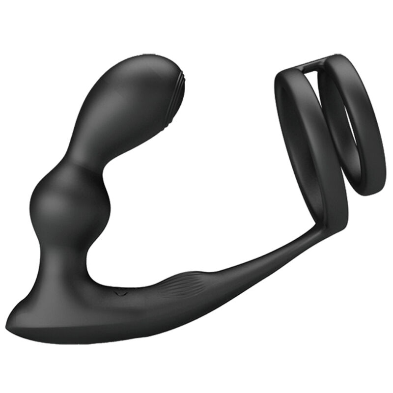 Anal Toys-Marshall Anello per il pene con Plug anale Vibratore e 2 Anal Toys-Marshall Anello per il pene con Plug anale Vibratore e — PRETTY LOVE · Anelli & Guaine per pene (imaginea 2)