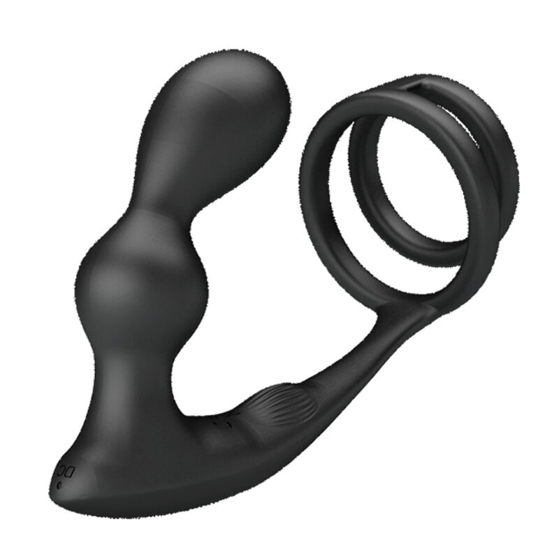 Anal Toys-Marshall Anello per il pene con Plug anale Vibratore e — PRETTY LOVE · Anelli & Guaine per pene (imaginea 4)