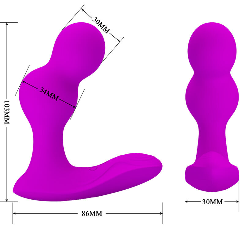 Anal Toys-Terrance Vibratore Anale Massaggiatore con Telecomando-Silicone 5 Anal Toys-Terrance Vibratore Anale Massaggiatore con Telecomando-Silicone — PRETTY LOVE · Giocattoli anali (imaginea 5)