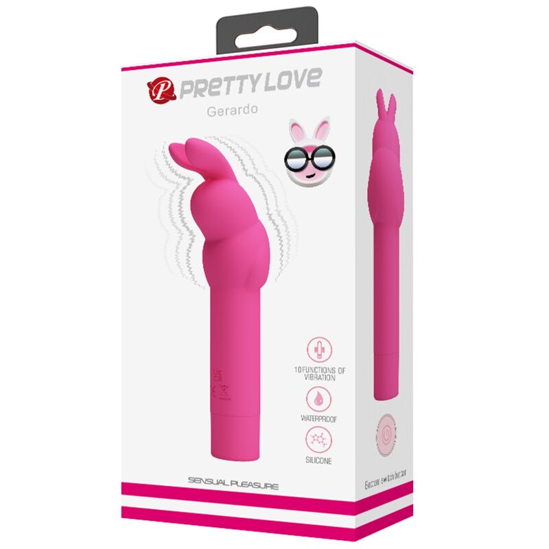 Fun Toys-Gerardo Fuchsia Rabbit Vibratore Silicone-10 velocità 5 Fun Toys-Gerardo Fuchsia Rabbit Vibratore Silicone-10 velocità — PRETTY LOVE · Vibratori (imaginea 5)