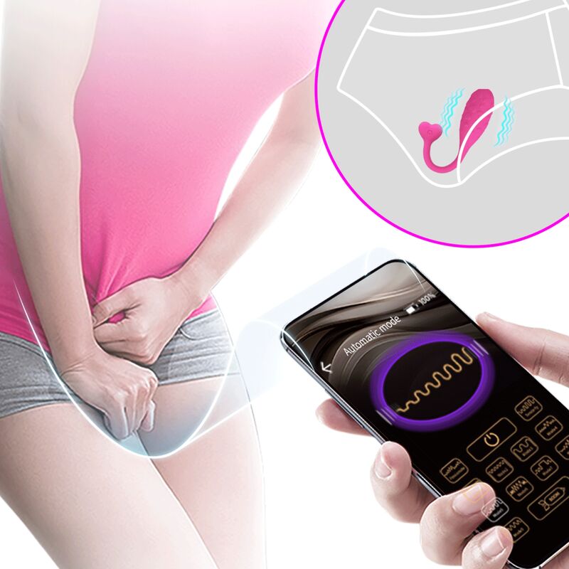 App Series-Uovo Fisher Rosa Controllato da App-Silicone, 12 8 App Series-Uovo Fisher Rosa Controllato da App-Silicone, 12 — PRETTY LOVE · Giocattoli per coppie (imaginea 8)