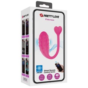 App Series-Uovo Fisher Rosa Controllato da App-Silicone, 12 15 App Series-Uovo Fisher Rosa Controllato da App-Silicone, 12 — PRETTY LOVE · Giocattoli per coppie (imaginea 7)