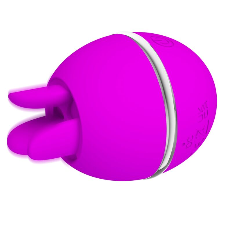 High Tech-Gemini Ball Vibratore Rotondo Viola Silicone-3 velocità — PRETTY LOVE · Vibratori (immagine 8)