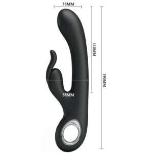 High Tech-Carina Vibratore per Clitoride e Punto G-Silicone — PRETTY LOVE · Vibratori (imaginea 4)
