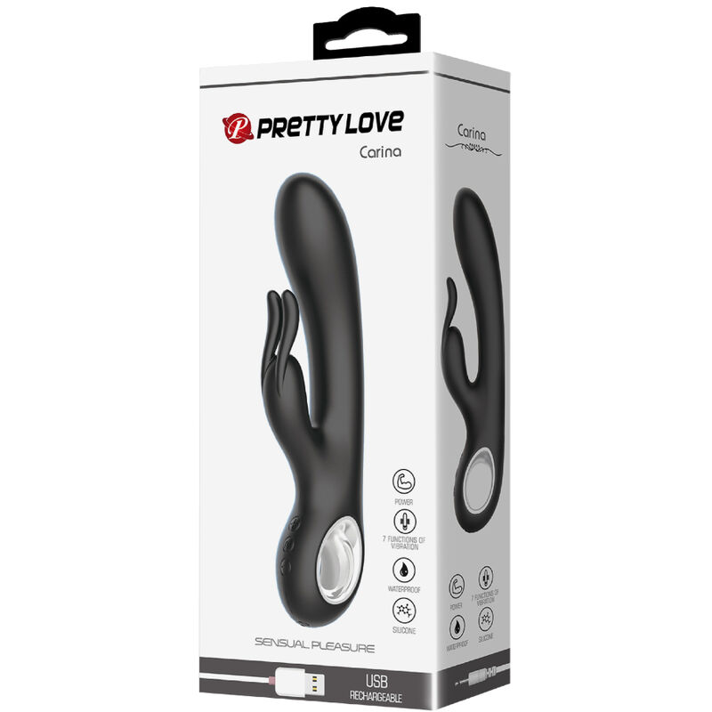 High Tech-Carina Vibratore per Clitoride e Punto G-Silicone — PRETTY LOVE · Vibratori (imaginea 8)
