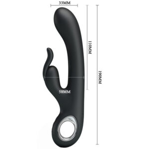High Tech-Carina Vibratore per Clitoride e Punto G-Silicone — PRETTY LOVE · Vibratori (imaginea 7)