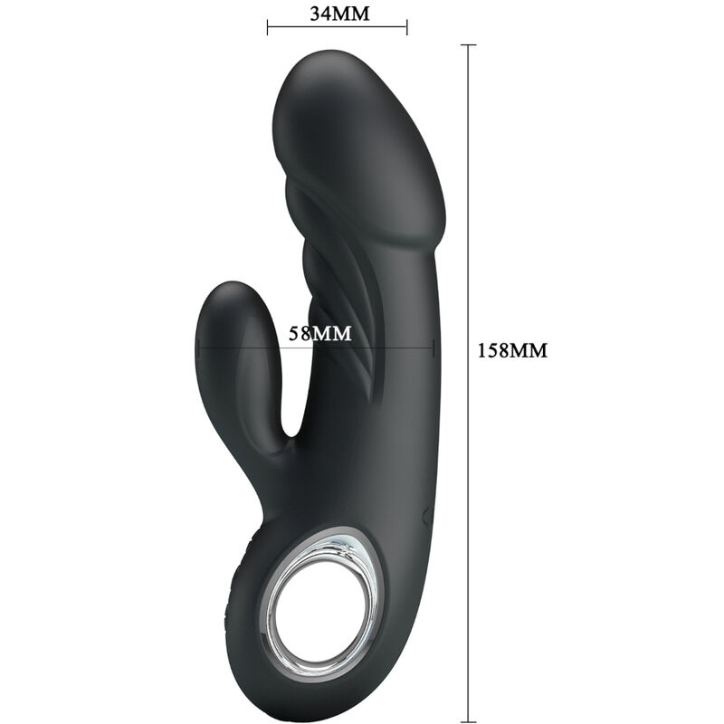 High Tech-Ansel Vibratore Stimolazione Punto G e Clitoride-Silicone 6 High Tech-Ansel Vibratore Stimolazione Punto G e Clitoride-Silicone — PRETTY LOVE · Vibratori (imaginea 6)