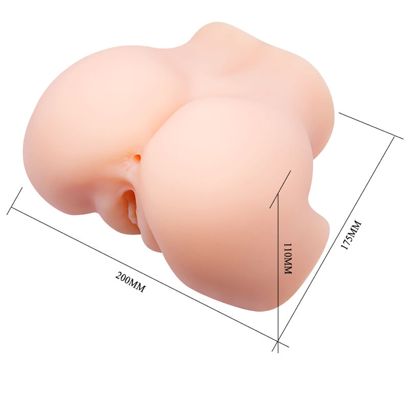 Crazy Bull-Vagina e Ano Realistico Vibrazione Doppio Telecomando · Masturbatori (imaginea 10)