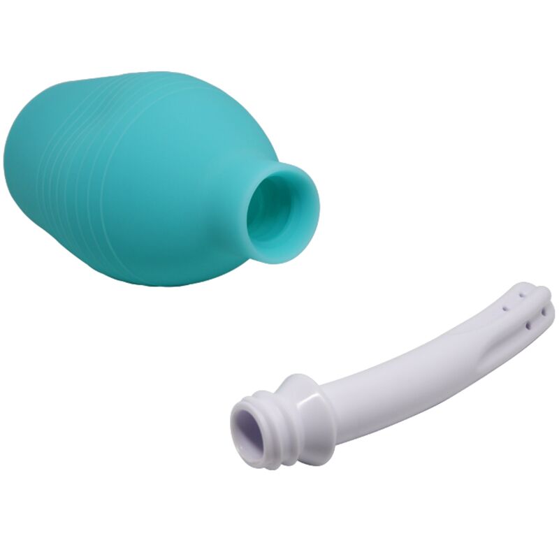 Mr Play-Pera anal doccia in gomma, Blu · Giocattoli anali (immagine 4)