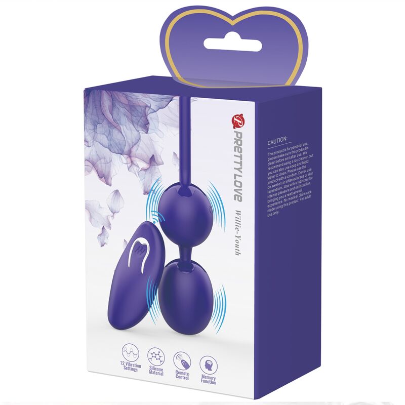 Remote Control-Willie Youth Palle Vibratori con Telecomando E — PRETTY LOVE · Giocattoli anali (immagine 7)