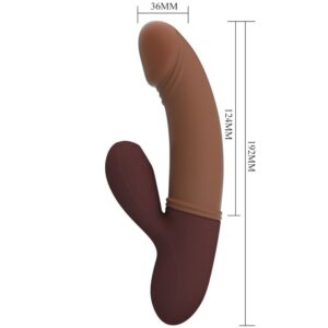 High Tech-Kane Vibratore G-spot con Suzione-Silicone, 7 velocità — PRETTY LOVE · Vibratori (imaginea 6)