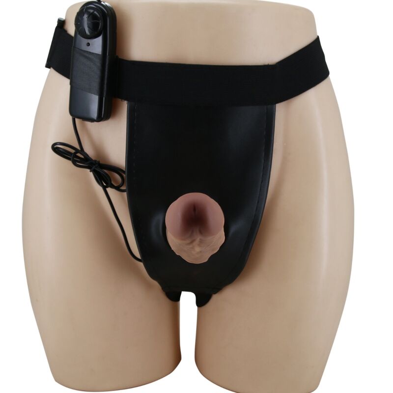 Harness Collection-Mutandine Harness con Dildo Vibratore Incluso-Silicone — PRETTY LOVE · Strap-on & Imbracature (imaginea 9)