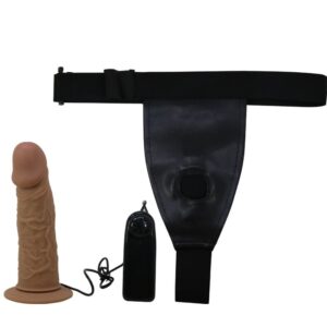 Harness Collection-Mutandine Harness con Dildo Vibratore Incluso-Silicone — PRETTY LOVE · Strap-on & Imbracature (imaginea 10)