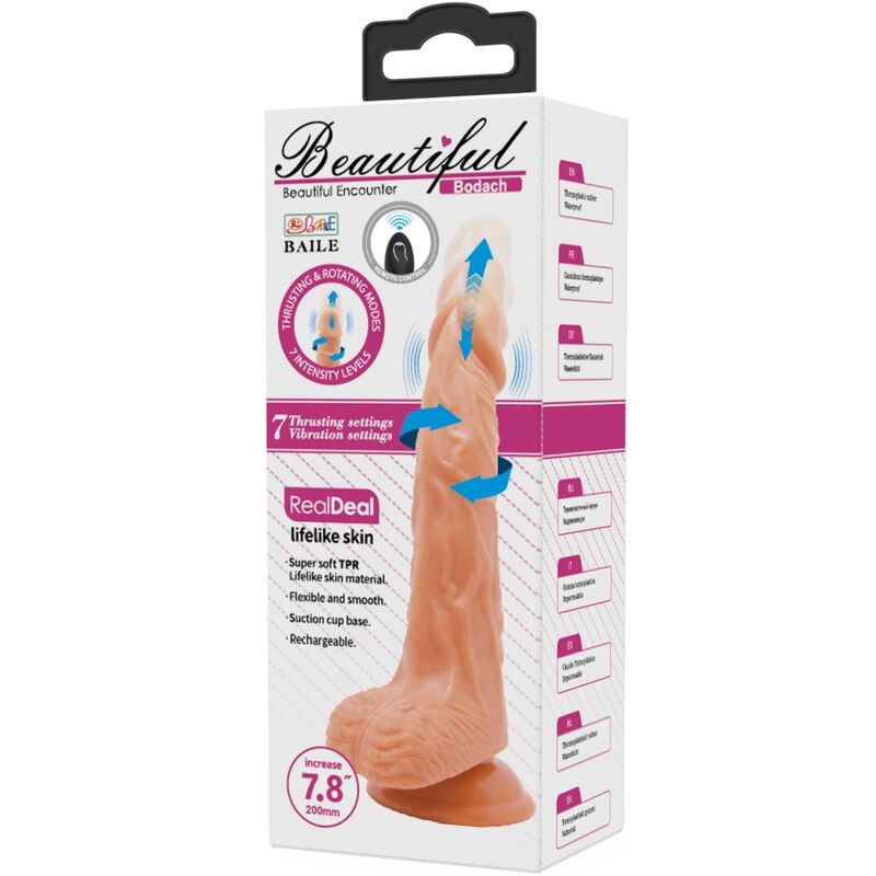 Baile Dildos-Bodach Vibratore Realistico con Telecomando e Ventosa-7 · Vibratori (imaginea 7)