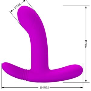 Remote Control-Geri Massager per Clitoride, Viola — PRETTY LOVE · Vibratori (imaginea 8)