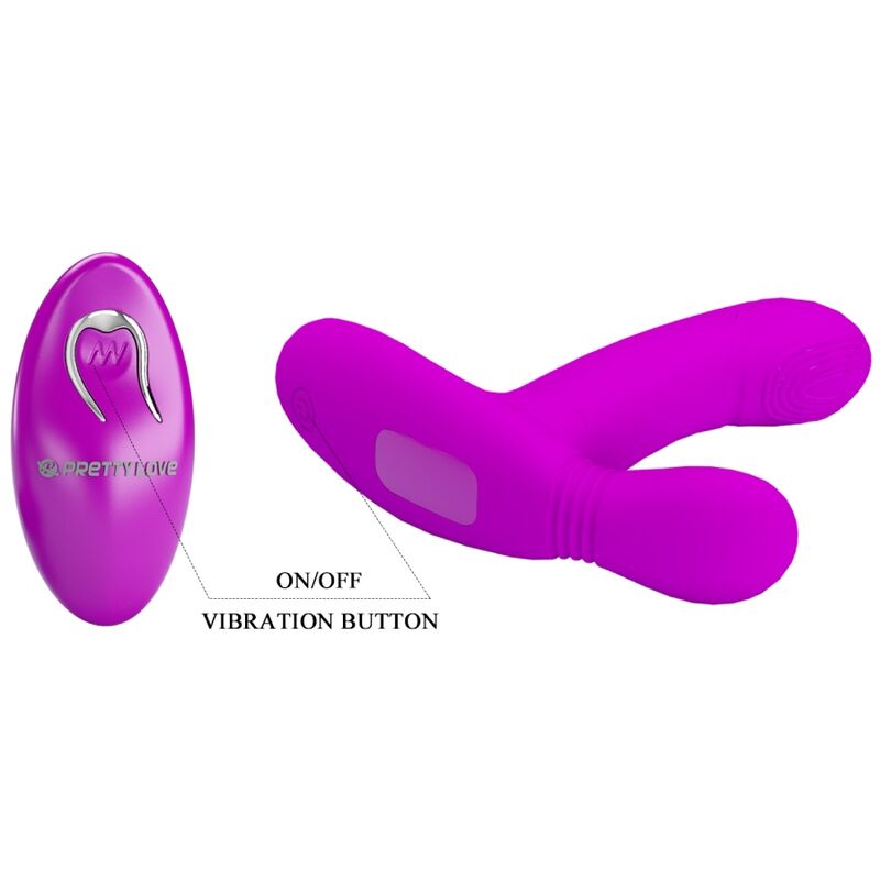 Remote Control-Geri Massager per Clitoride, Viola — PRETTY LOVE · Vibratori (imaginea 7)