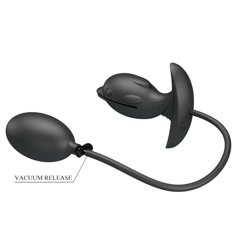 Anal Toys-Plug anale Delfino gonfiabile e ricaricabile-Silicio, 10 — PRETTY LOVE · Giocattoli anali (imaginea 6)