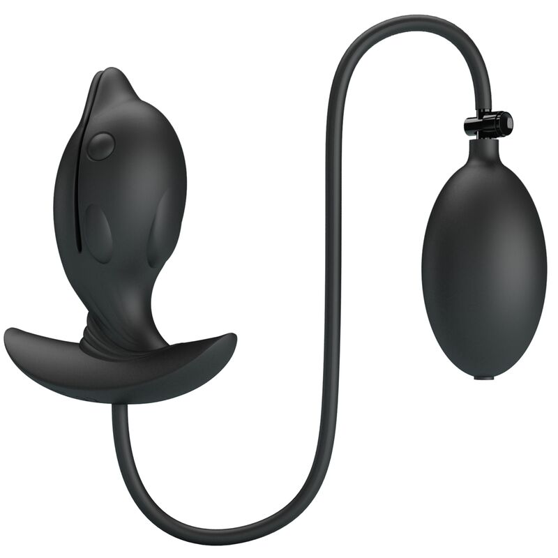 Anal Toys-Plug anale Delfino gonfiabile e ricaricabile-Silicio, 10 — PRETTY LOVE · Giocattoli anali (imaginea 4)