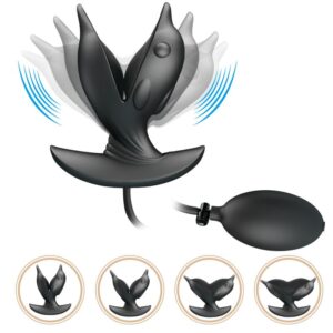 Anal Toys-Plug anale Delfino gonfiabile e ricaricabile-Silicio, 10 — PRETTY LOVE · Giocattoli anali (imaginea 3)