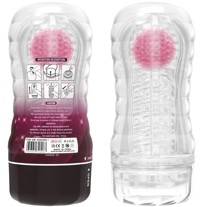 Bodies & Masturbators-Guaina Masturbatore Rosa-Waterproof — PRETTY LOVE · Masturbatori (immagine 4)
