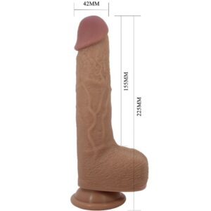 Remote Control-Tommy Dildo Vibrator Realist 22.5 cm-Silicone, 3 — PRETTY LOVE · Vibratori (imaginea 2)