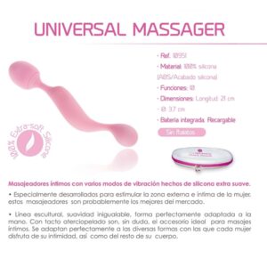 Femintimate-Massaggiatore universale in silicone, vibratore Rosa-10 velocità · Vibratori (imaginea 4)