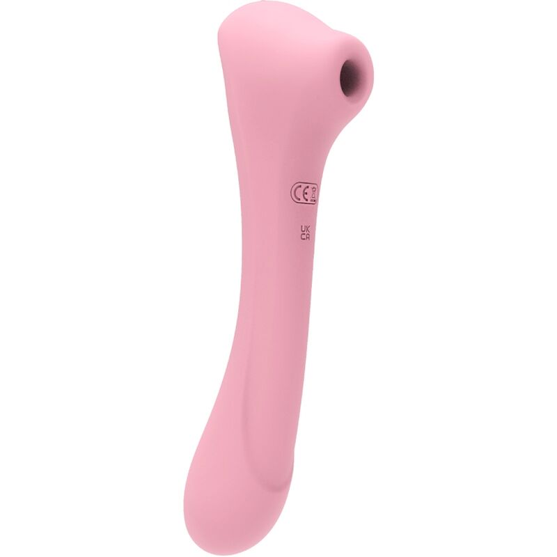 Femintimate-Daisy Massager con aspirazione e vibratore Rosa-Silicone