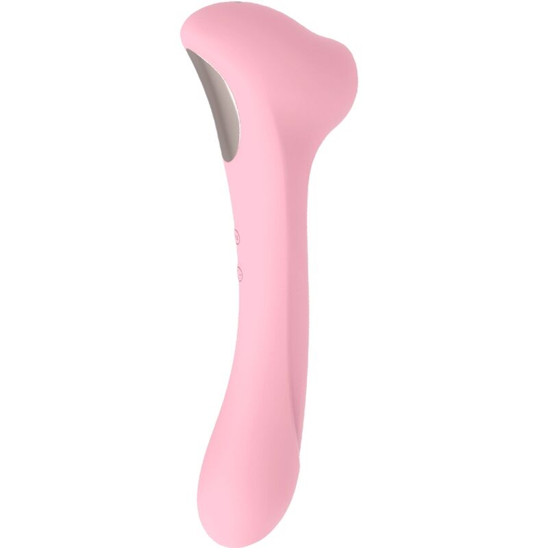Femintimate-Daisy Massager con aspirazione e vibratore Rosa-Silicone · Vibratori (immagine 2)