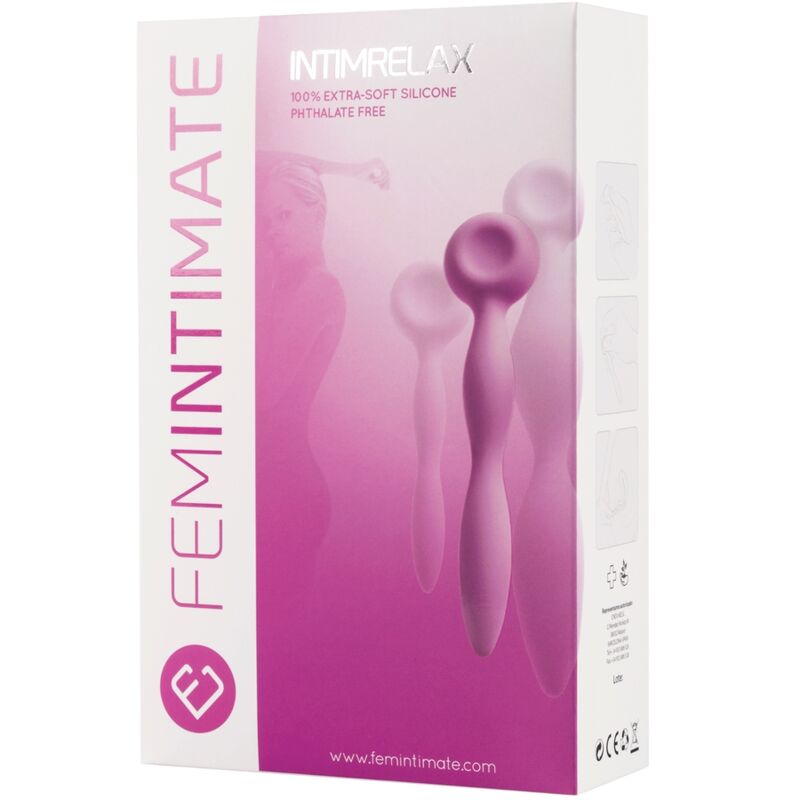 Femintimate-Intimrelax Set 3 Dilatatori Vaginali 5 Femintimate-Intimrelax Set 3 Dilatatori Vaginali · Giocattoli anali (imaginea 5)