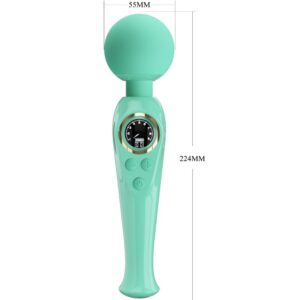 High Tech-Skyler Green Vibrator Tipo Bacchetta-Silicio, 10 velocità — PRETTY LOVE · Vibratori (imaginea 6)