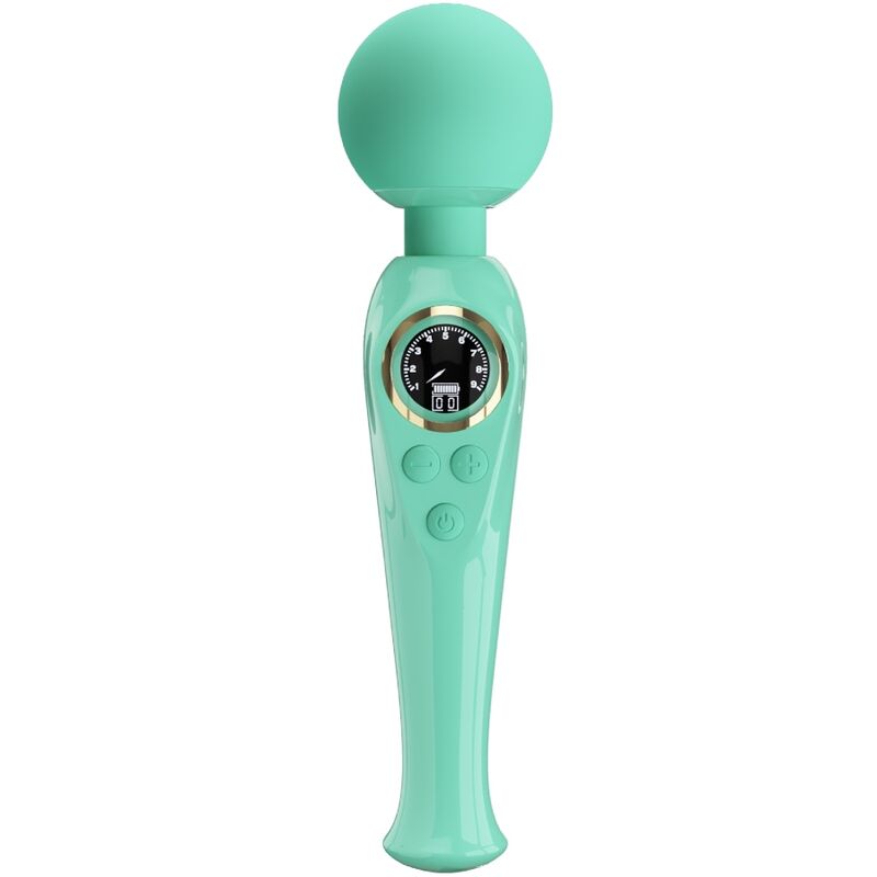 High Tech-Skyler Green Vibrator Tipo Bacchetta-Silicio, 10 velocità