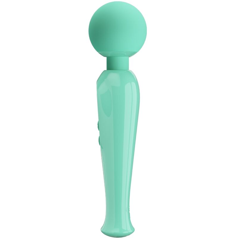 High Tech-Skyler Green Vibrator Tipo Bacchetta-Silicio, 10 velocità 2 High Tech-Skyler Green Vibrator Tipo Bacchetta-Silicio, 10 velocità — PRETTY LOVE · Vibratori (imaginea 2)