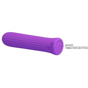 Fun Toys-Bianco Lilla Vibratore Stimolatore-Silicio, 12 velocità — PRETTY LOVE · Vibratori (imaginea 3)