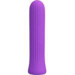 Fun Toys-Bianco Lilla Vibratore Stimolatore-Silicio, 12 velocità — PRETTY LOVE · Vibratori