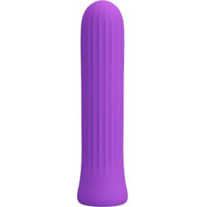 Fun Toys-Bianco Lilla Vibratore Stimolatore-Silicio, 12 velocità — PRETTY LOVE · Vibratori