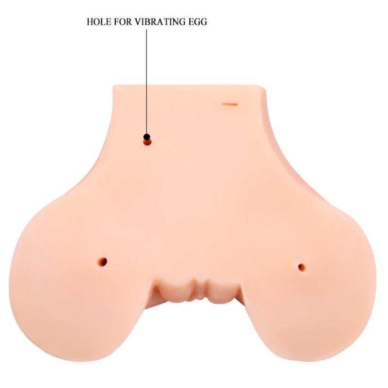 Crazy Bull-Vagina e Ano Realistico con Rete e Vibrazione-Telecomando · Masturbatori (imaginea 4)