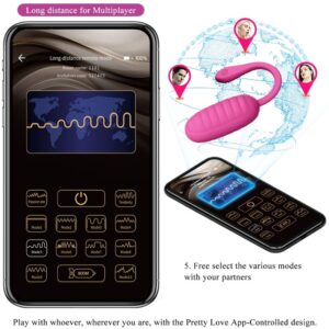 App Series-Catalina Pink Uovo Vibratore Ricaricabile, Rosa-Silicone 19 App Series-Catalina Pink Uovo Vibratore Ricaricabile, Rosa-Silicone — PRETTY LOVE · Vibratori (imaginea 9)