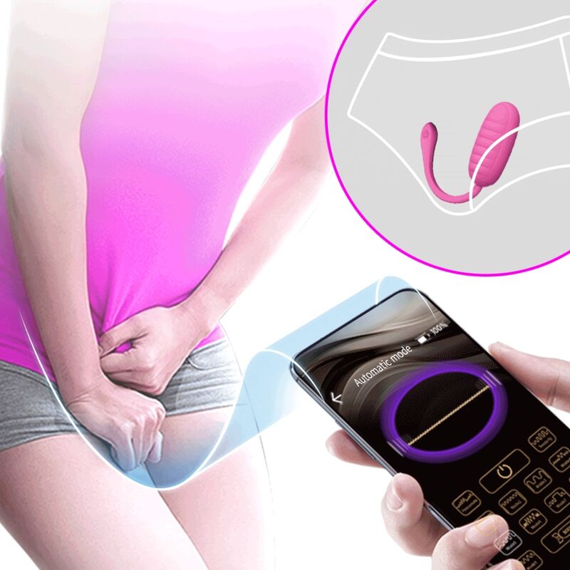 App Series-Catalina Pink Uovo Vibratore Ricaricabile, Rosa-Silicone 4 App Series-Catalina Pink Uovo Vibratore Ricaricabile, Rosa-Silicone — PRETTY LOVE · Vibratori (imaginea 4)