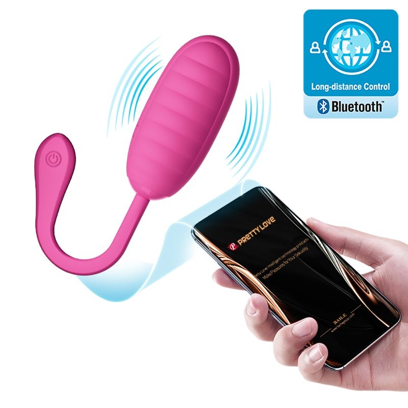 App Series-Catalina Pink Uovo Vibratore Ricaricabile, Rosa-Silicone 1 App Series-Catalina Pink Uovo Vibratore Ricaricabile, Rosa-Silicone — PRETTY LOVE · Vibratori