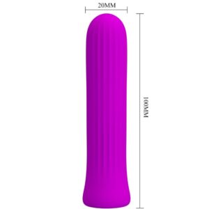 Fun Toys-Bianco Rosa Vibratore Stimolatore-Silicone, 12 velocità — PRETTY LOVE · Vibratori (immagine 7)