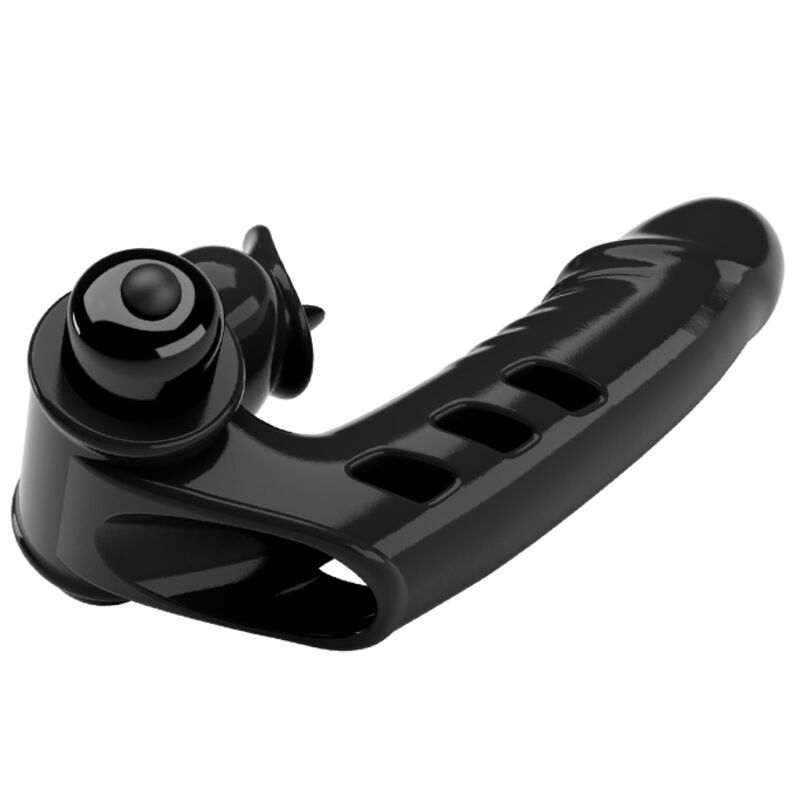 Fun Toys-Corbin Guaina Vibratore per dita Nero-TPR, 10 velocità — PRETTY LOVE · Anelli & Guaine per pene (imaginea 8)