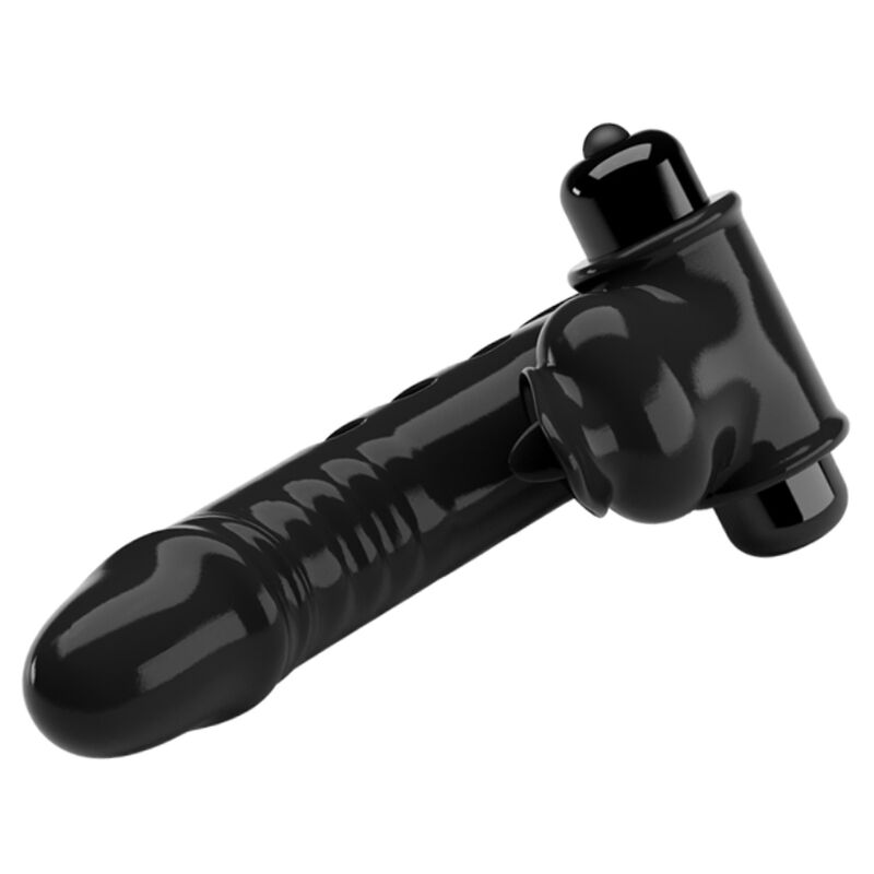 Fun Toys-Corbin Guaina Vibratore per dita Nero-TPR, 10 velocità — PRETTY LOVE · Anelli & Guaine per pene (imaginea 7)