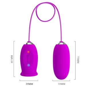 Fun Toys-Daisy Dual Egg Vibratore Ricaricabile, Viola-Silicone 16 Fun Toys-Daisy Dual Egg Vibratore Ricaricabile, Viola-Silicone — PRETTY LOVE · Vibratori (imaginea 7)