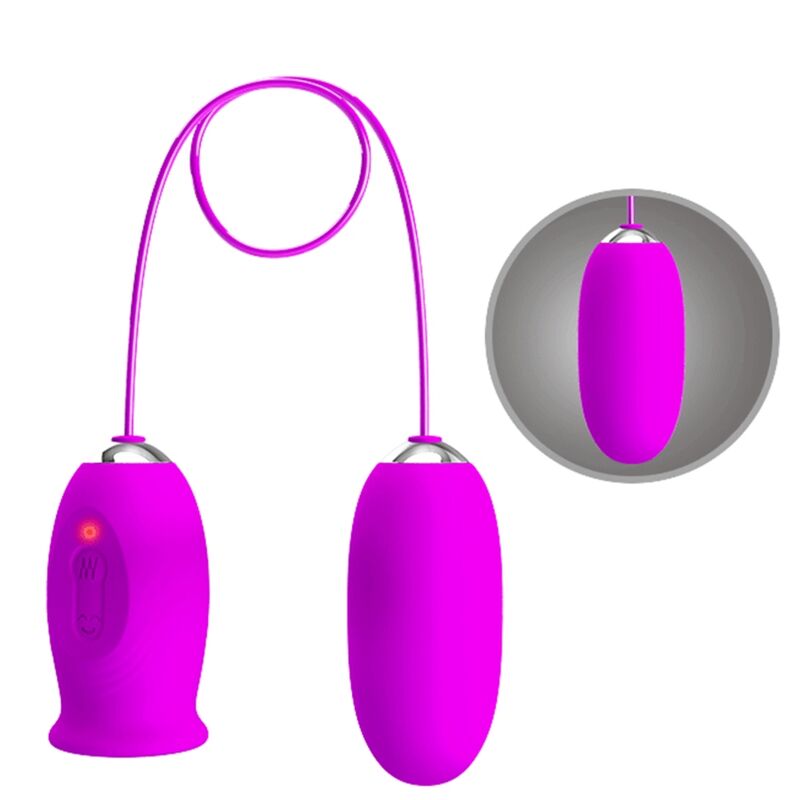 Fun Toys-Daisy Dual Egg Vibratore Ricaricabile, Viola-Silicone 6 Fun Toys-Daisy Dual Egg Vibratore Ricaricabile, Viola-Silicone — PRETTY LOVE · Vibratori (imaginea 6)