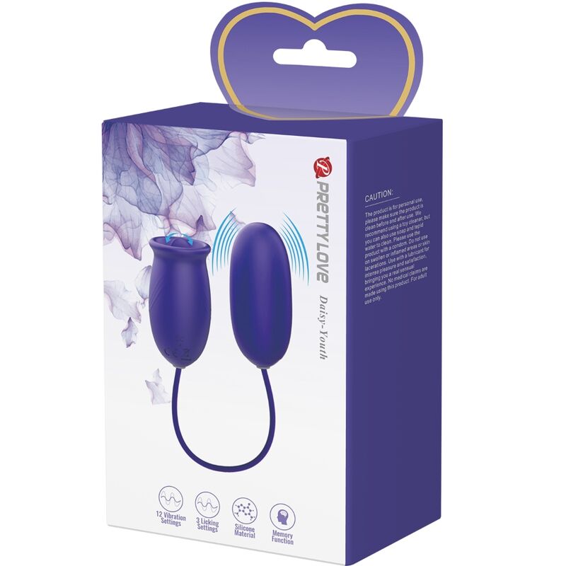 Fun Toys-Daisy Youth Violet Vibratore Ricaricabile — PRETTY LOVE · Vibratori (imaginea 6)