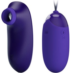 Remote Control-Stimolatore uovo portatile ricaricabile, 12 velocità e — PRETTY LOVE · Vibratori (imaginea 2)
