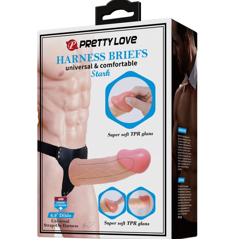 Harness Collection-Imbracatura Stark Comodo-TPR, Impermeabile — PRETTY LOVE · Strap-on & Imbracature (immagine 9)
