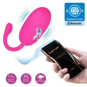 App Series-Doreen Uovo Vibratore Ricaricabile Magenta con Controllo — PRETTY LOVE · Giocattoli per coppie