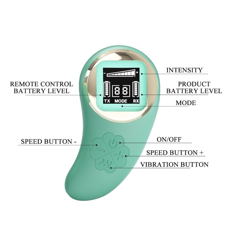 Remote Control-Vivian Uovo Vibratore con Telecomando Wireless — PRETTY LOVE · Vibratori (immagine 16)